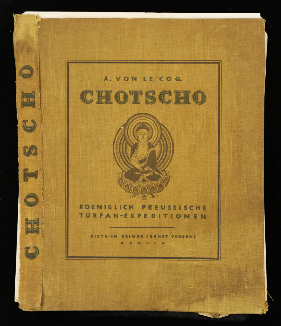 Lot 243: Albert von Le Coq book: Chotscho, Turpan Expedition, 1913, Color Plates