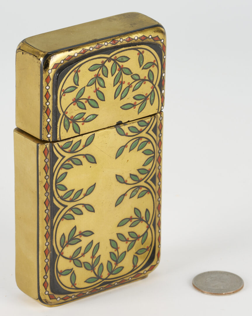 Lot 254: Babani Abdulla Enameled Glass Perfume, c. 1926