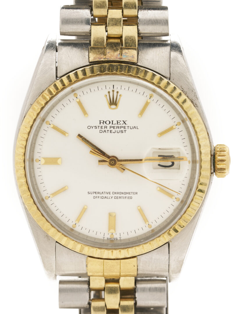 Lot 30: Rolex Oyster Perpetual Datejust Two-Tone Wristwatch