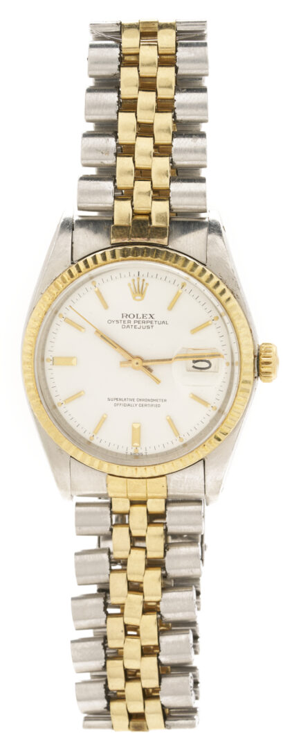 Lot 30: Rolex Oyster Perpetual Datejust Two-Tone Wristwatch