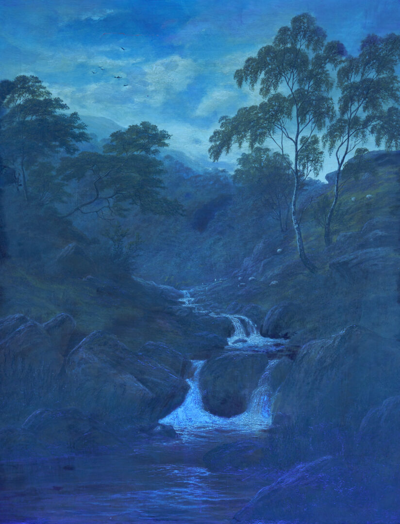 Lot 311: William Mellor, British Landscape with River Scene