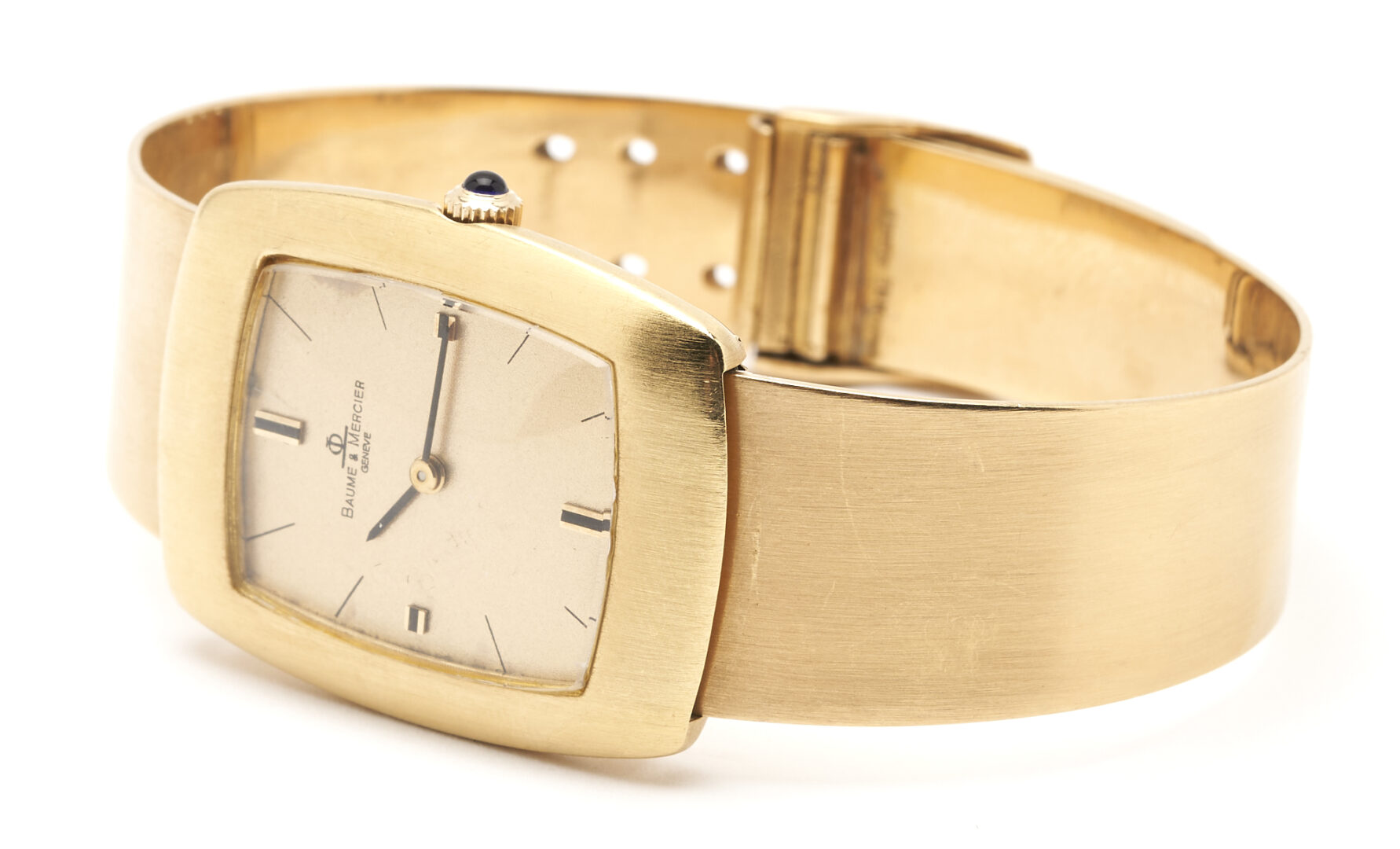 Lot 31: Gents' 18K Baume & Mercier Wristwatch