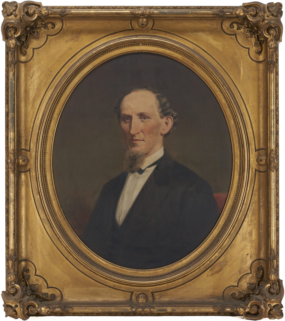 Lot 351: George Dury O/C Portrait of Louisville Mayor John George Baxter, Jr.