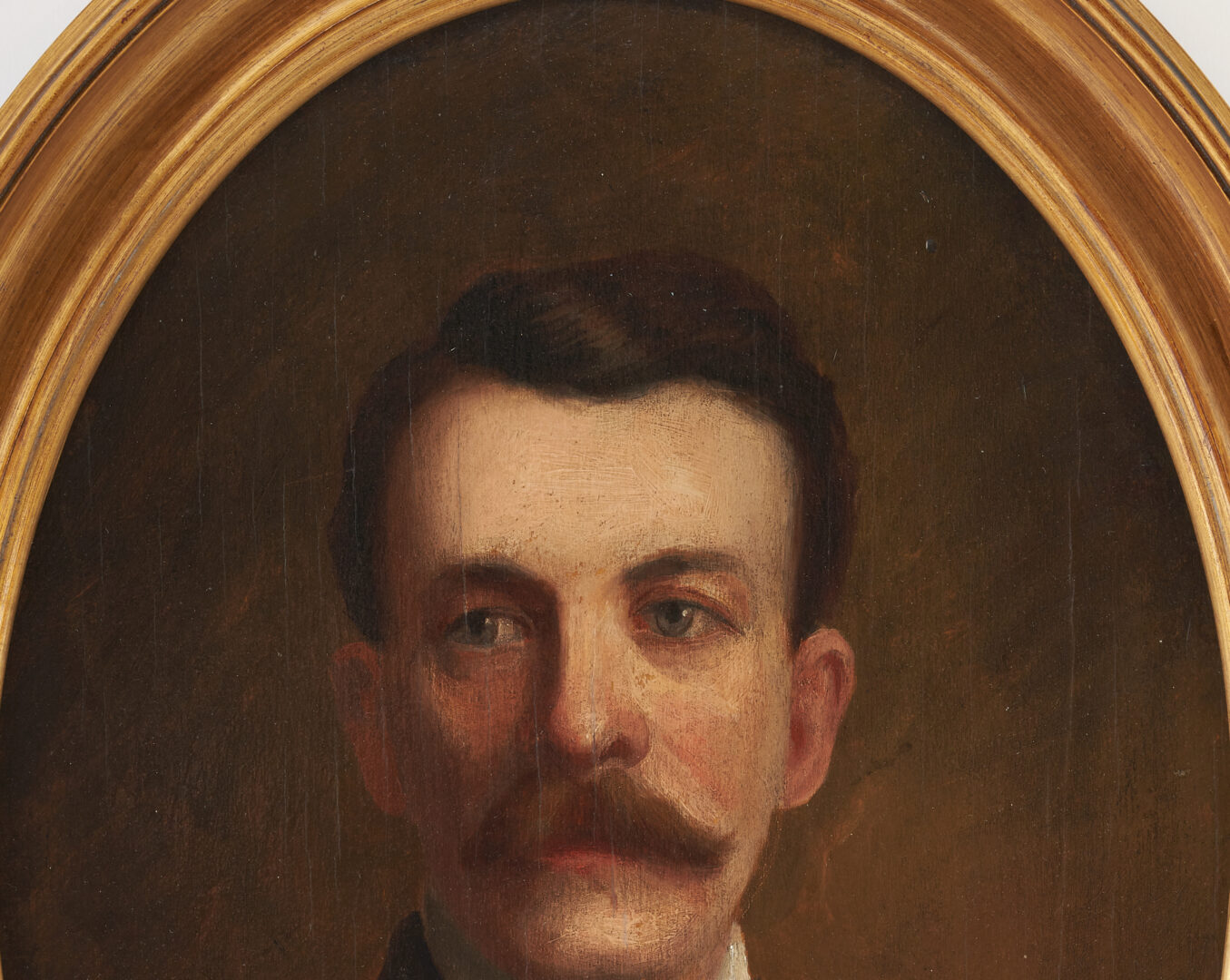 Lot 355: Cornelius Hankins, Oval Portrait of a Gentleman, poss. J. Weakley