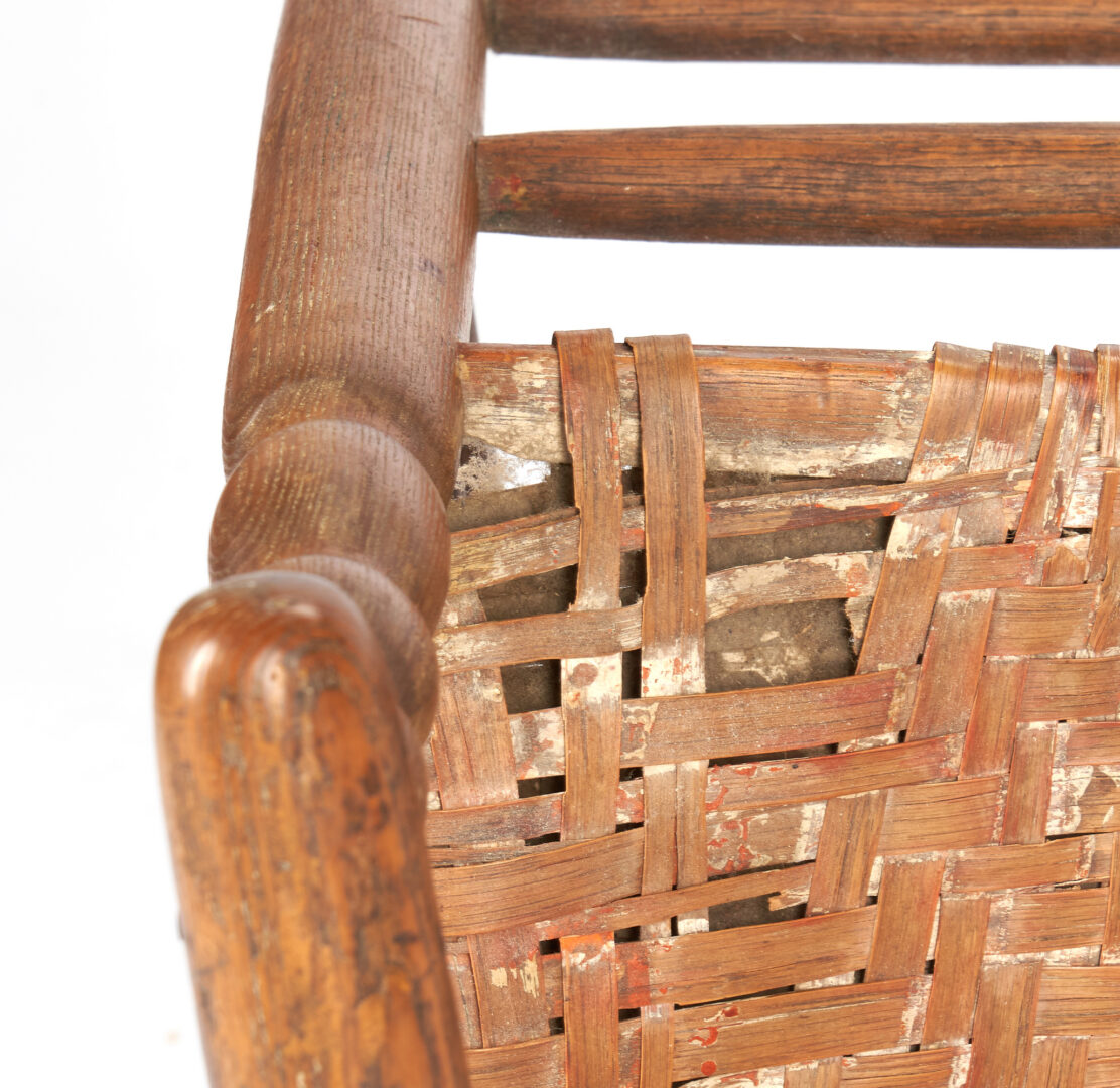 Lot 362: Early Tennessee Ladderback Chair & 2 More