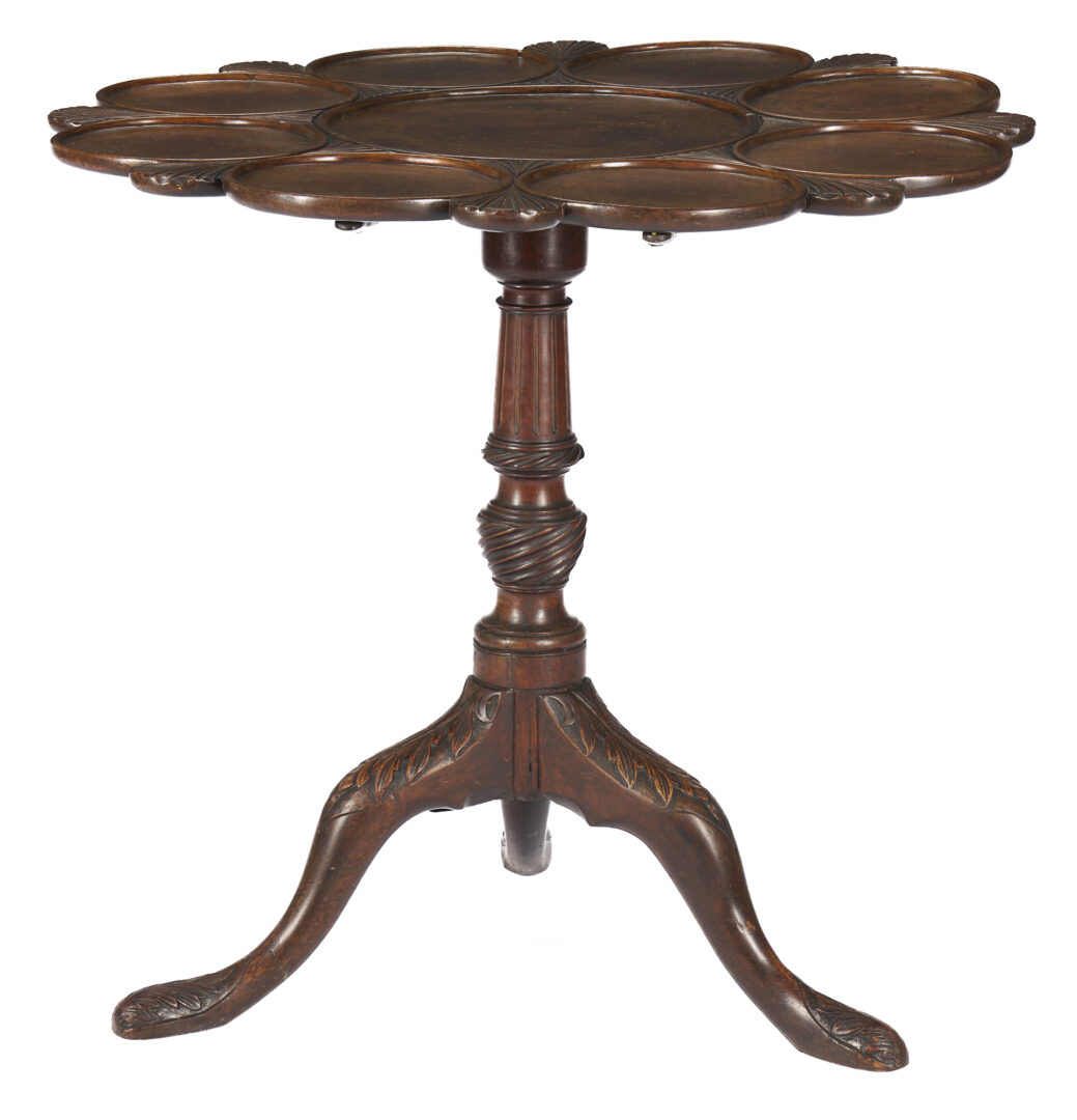 Lot 364: English Mahogany George III Style Supper Table