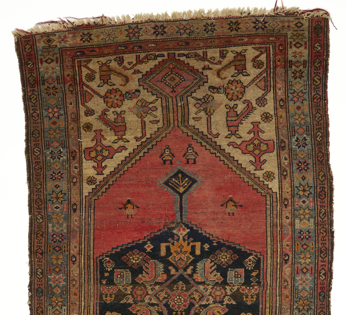 Lot 383: Two Woolen Area Rugs, Serapi and Kazak; Approx. 6' x 4'