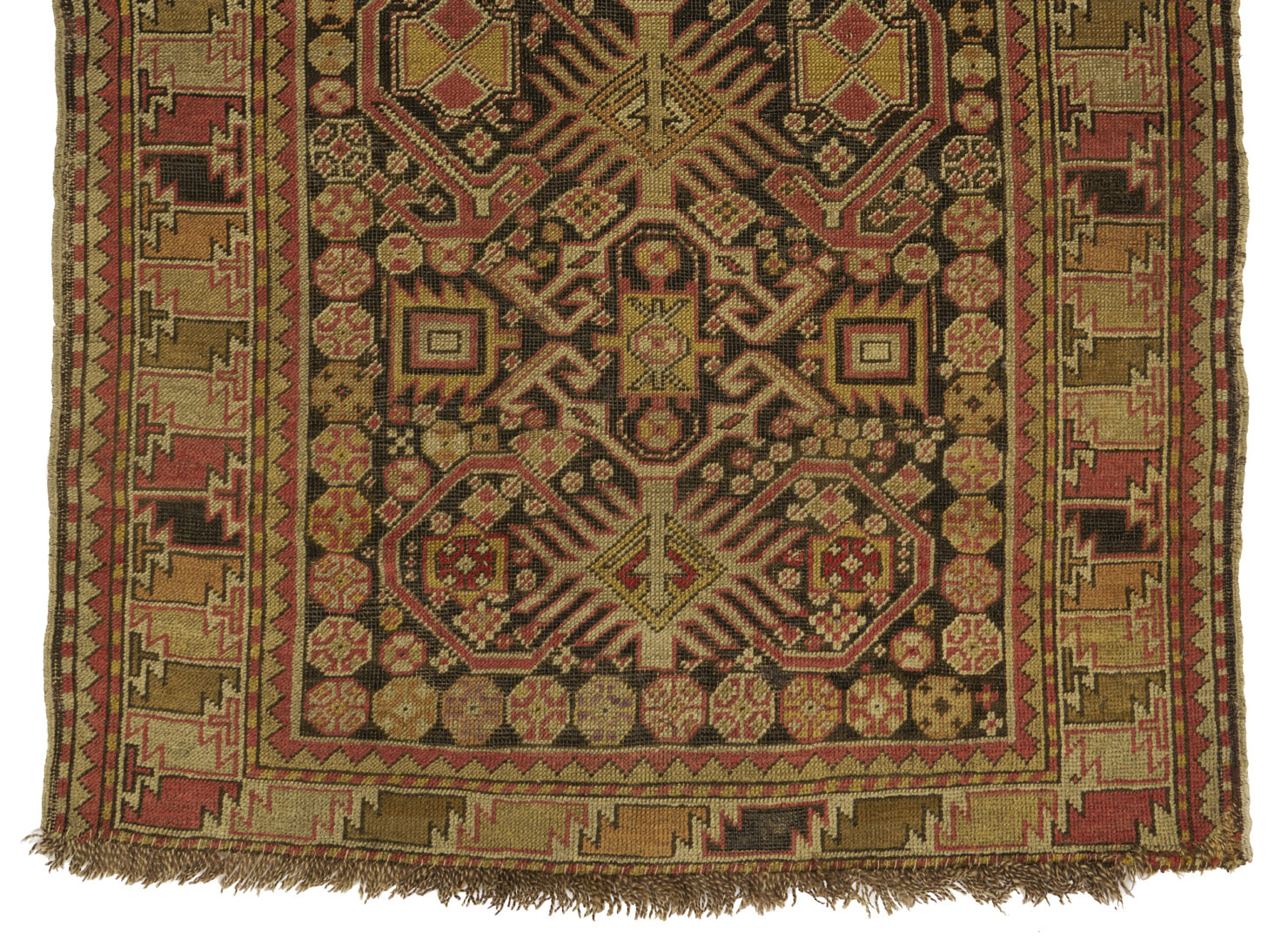 Lot 383: Two Woolen Area Rugs, Serapi and Kazak; Approx. 6' x 4'