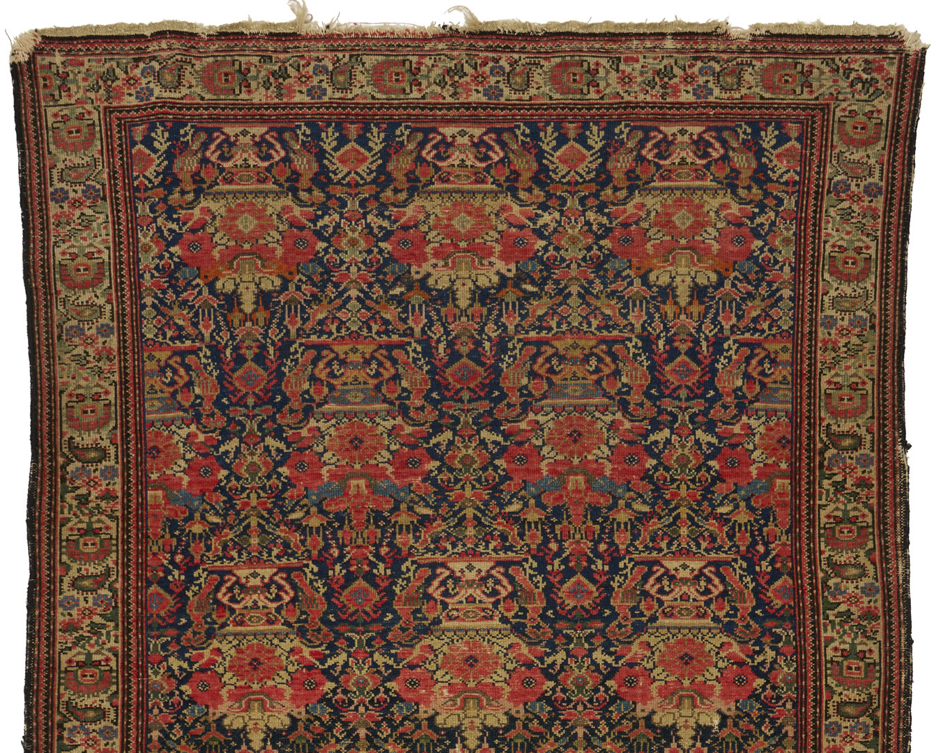 Lot 384: Persian Area Rug, Flowering Urn Design; Approx. 6' x 4'