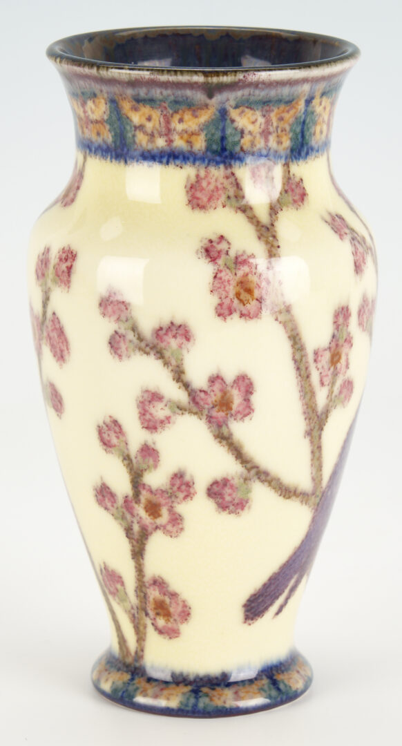 Lot 388: 3 Rookwood Art Pottery Vases, incl. Edward T. Hurley