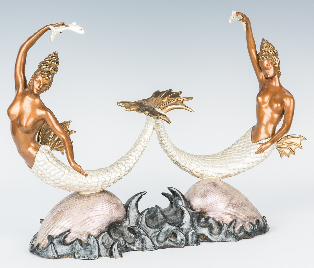 Lot 394: Erte Limited Edition Bronze Sculpture, Sirens