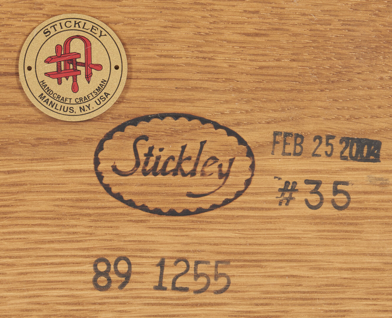 Lot 432: Stickley NY/Audi Oak Waste Basket