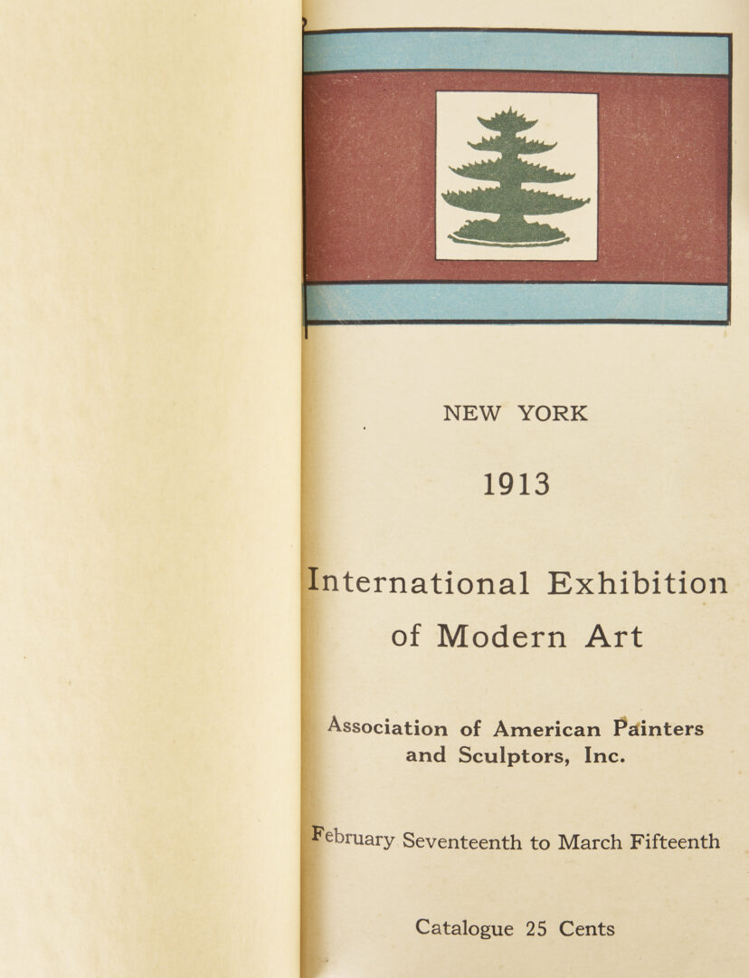 Lot 435: Armory Show 1913 Exhibition Catalog
