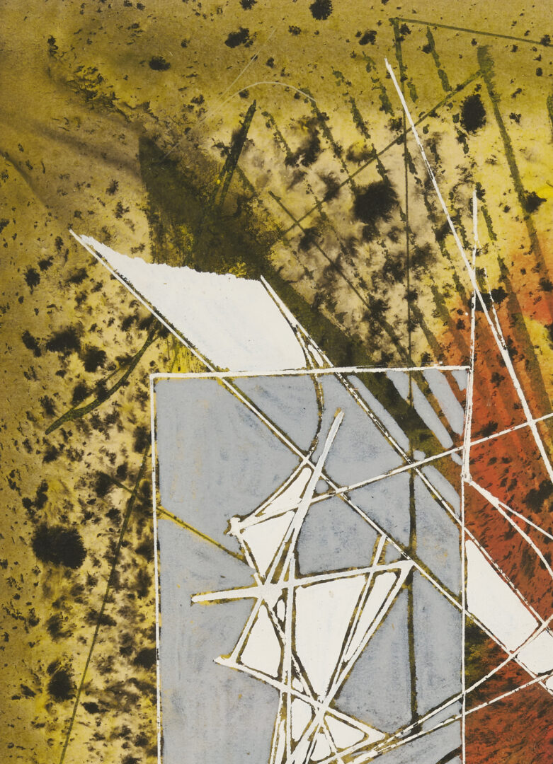 Lot 457: Jimmy Ernst Painting, Mineral 1