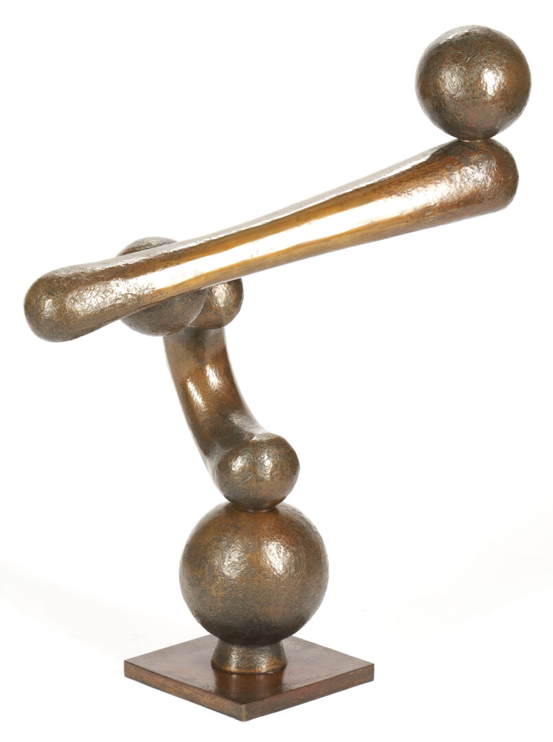 Lot 458: Andreas Loewy Bronze Sculpture,"Playtime"