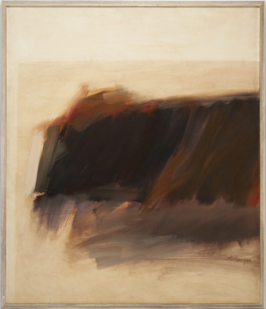Lot 467: Ida Kohlmeyer Abstract Oil on Board Painting