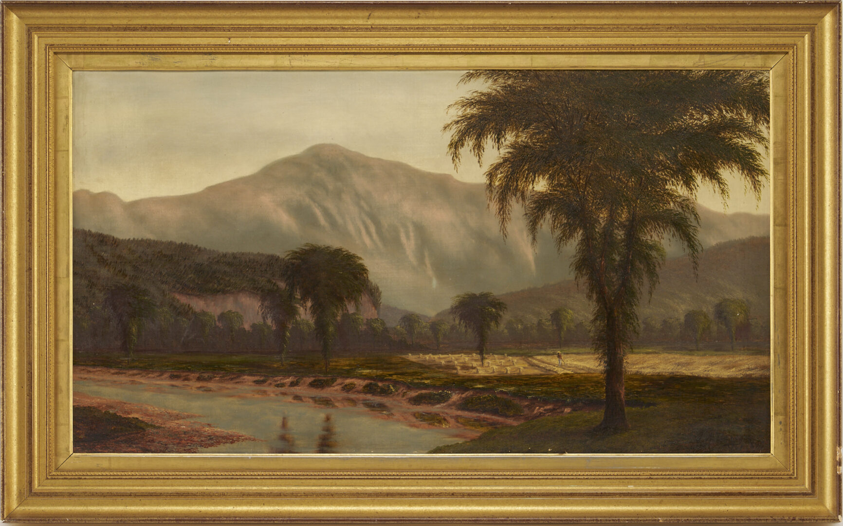Lot 488: Thomas Waine Perry O/C 19th Century California Landscape Painting