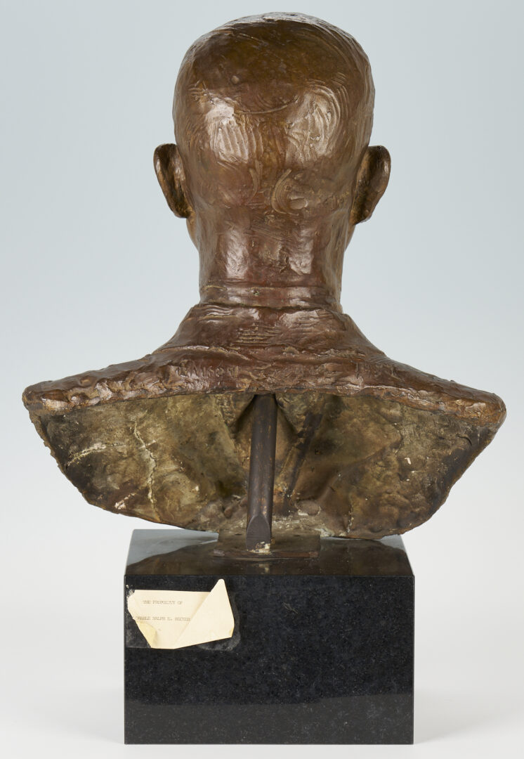 Lot 516: Nison Tregor Bronze Bust of Eisenhower