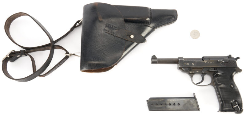 Lot 519: Mauser P38 Byf/44, 9mm Luger, 1944 WW2 Police Use