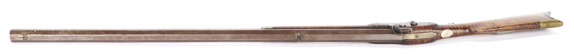 Lot 525: J. Griffith .52 cal Muzzleloading Rifle; Cincinnati; Walter Cline Collection
