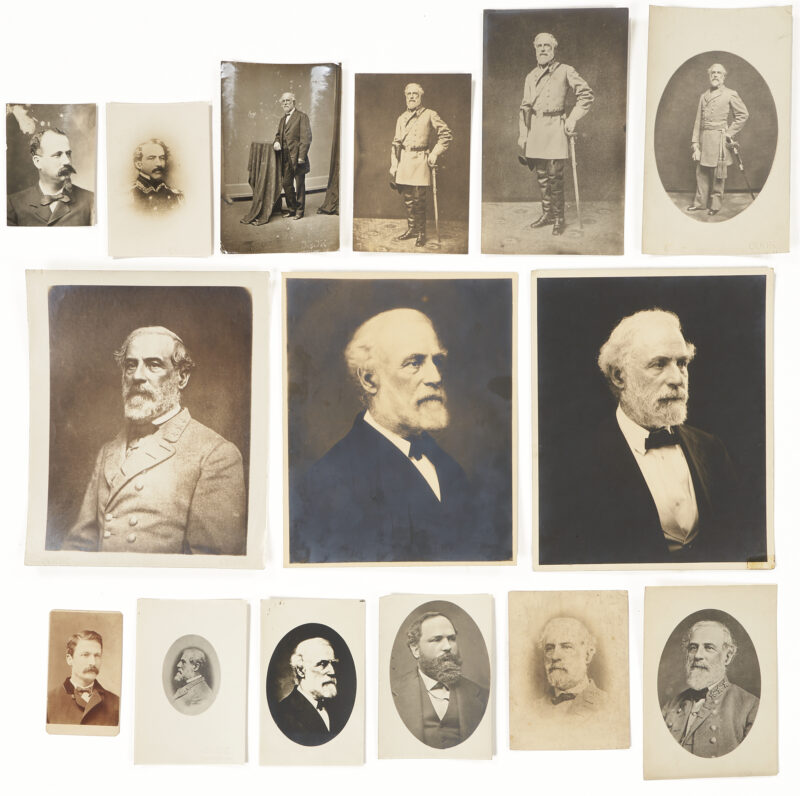 Lot 546: 15 Robert E Lee Related Photos incl. Sons; Cook Studios