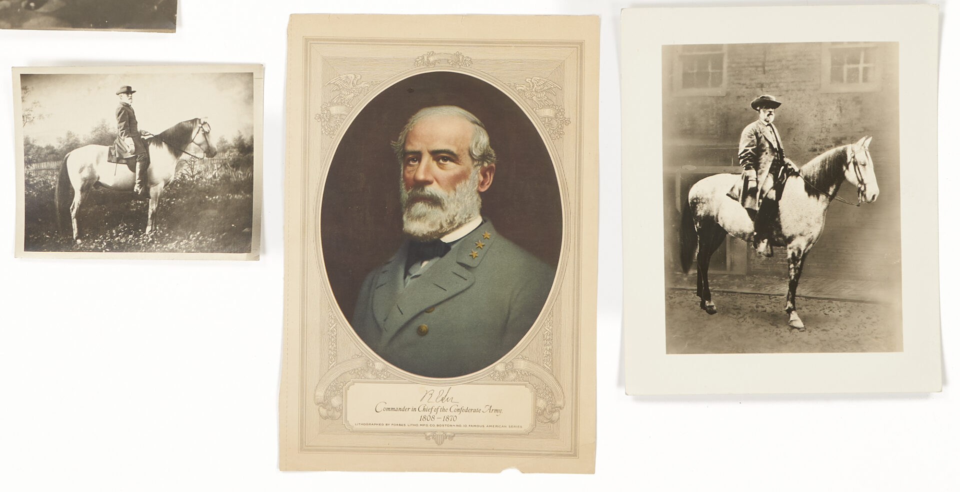 Lot 548: Collection of 11 Robert E. Lee Images incl Traveller, Miley
