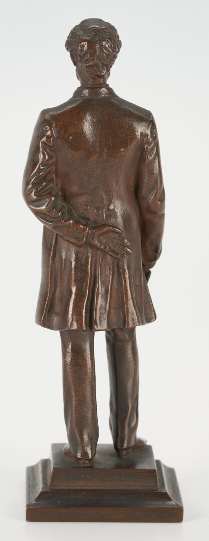 Lot 550: George E. Bissell Gorham Bronze sculpture of Abraham Lincoln, 5.5 in.