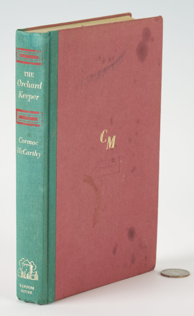 Lot 581: Cormac McCarthy, The Orchard Keeper, 1st Edition, Signed