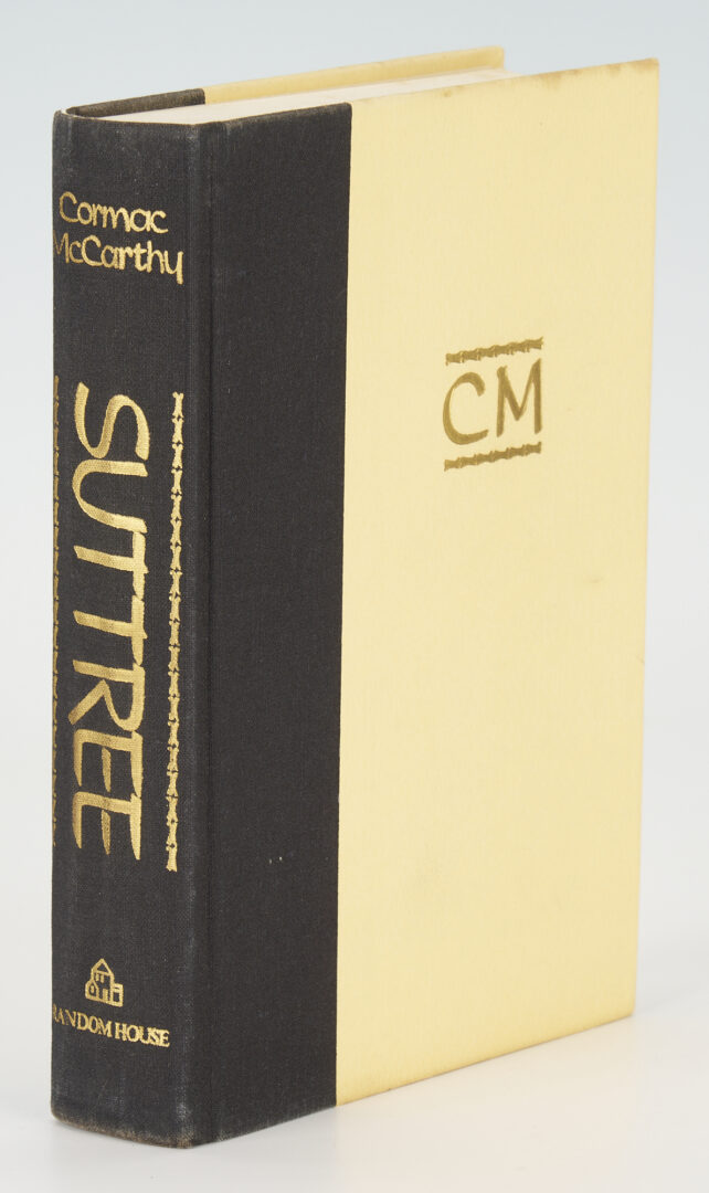 Lot 583: Cormac McCarthy, Suttree, 1st Edition, Signed