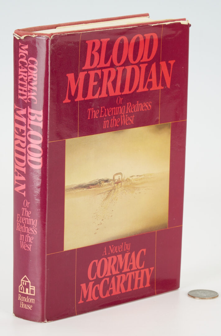 Lot 584: Cormac McCarthy, Blood Meridian, 1st Edition, Signed