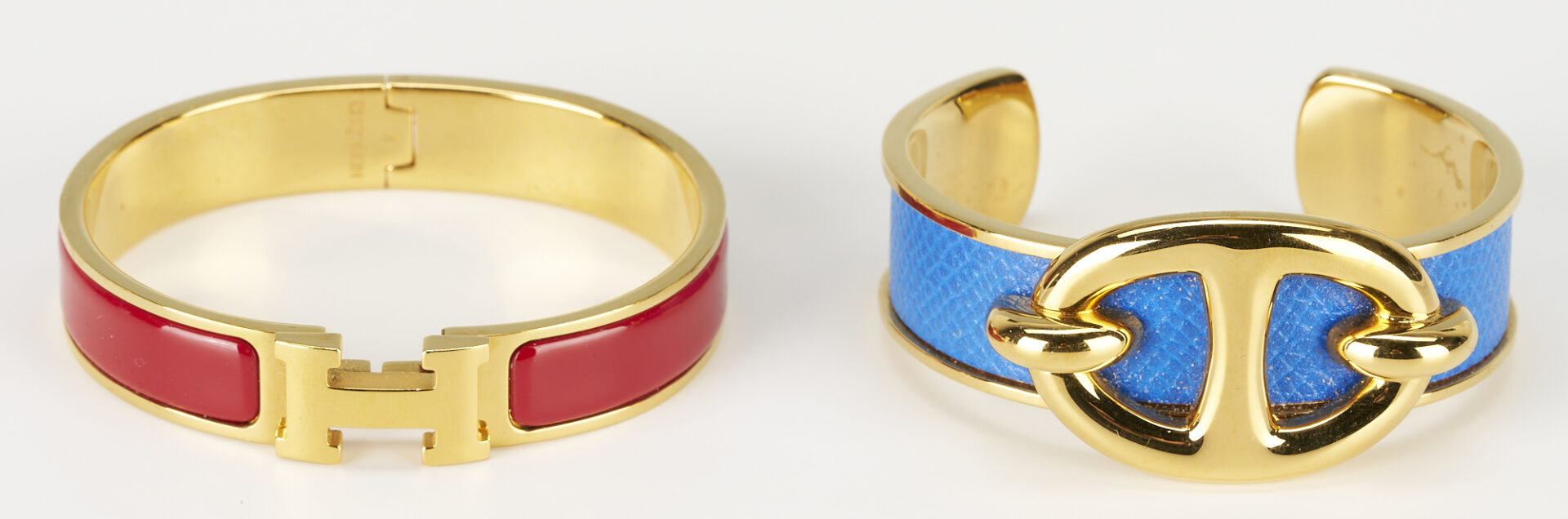 Lot 616: Two Hermes Bracelets, Clic H & Chaine d'Ancre