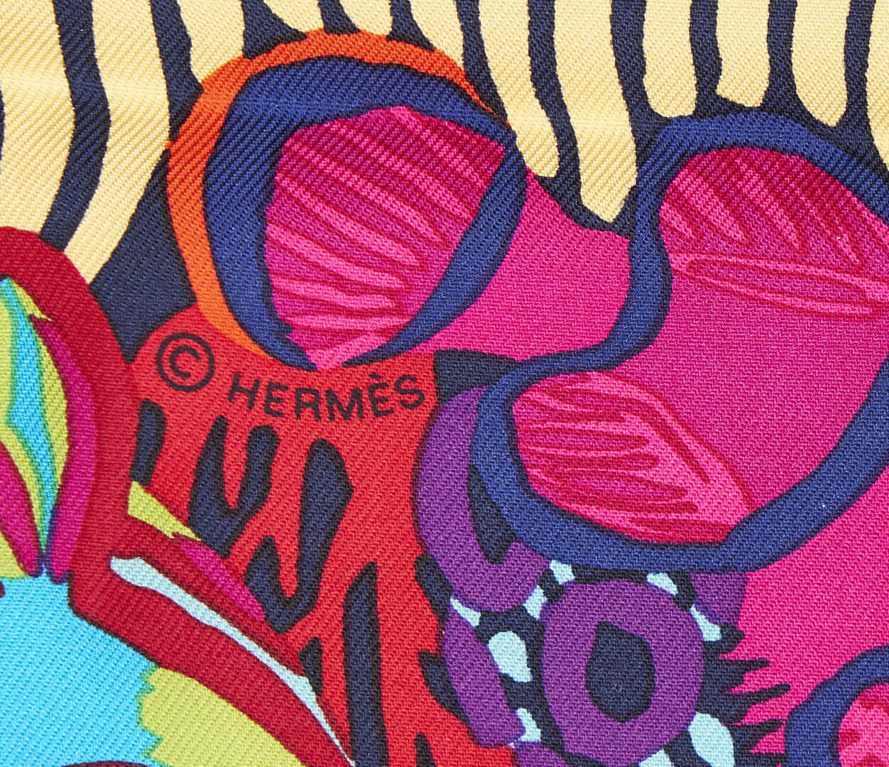 Lot 618: 2 Hermes Silk Scarves, incl. Under the Waves Pattern, w/ Boxes