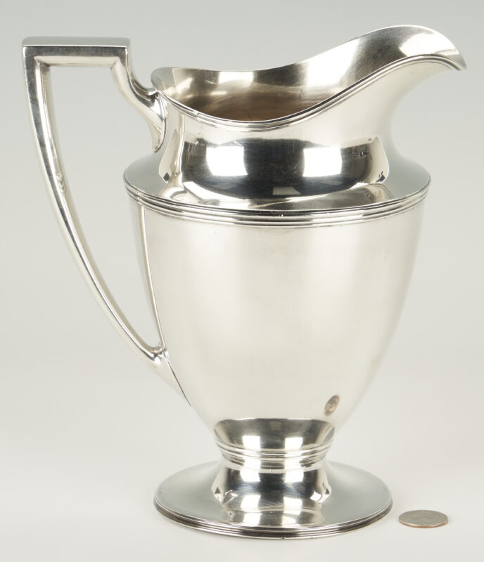 Lot 636: Tiffany & Co. Sterling Water Pitcher