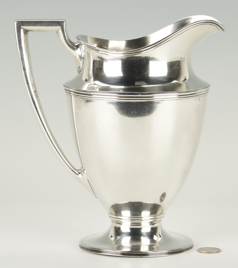 Lot 636: Tiffany & Co. Sterling Water Pitcher