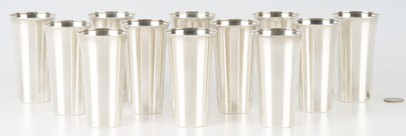 Lot 637: 12 Frank Smith Sterling Cups