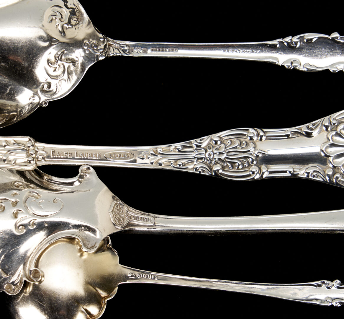 Lot 648: 17 Pcs. Assorted Sterling Silver Flatware, incl. Hope Brothers