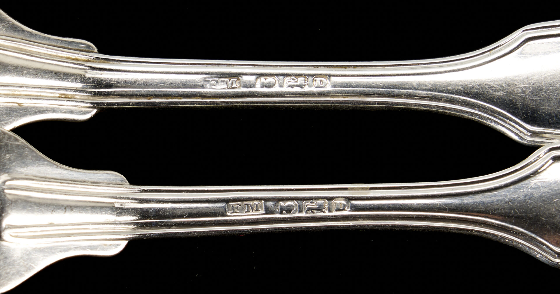 Lot 653: Group Marquand Coin Silver Flatware inc. knives, forks