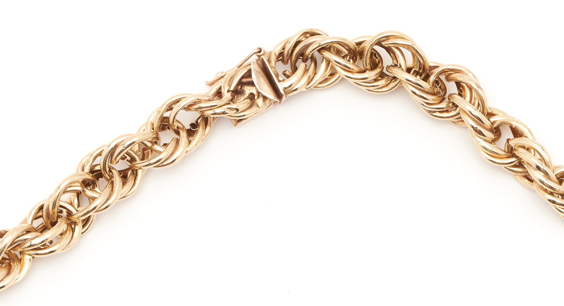 Lot 679: 14K Gold Rope Chain