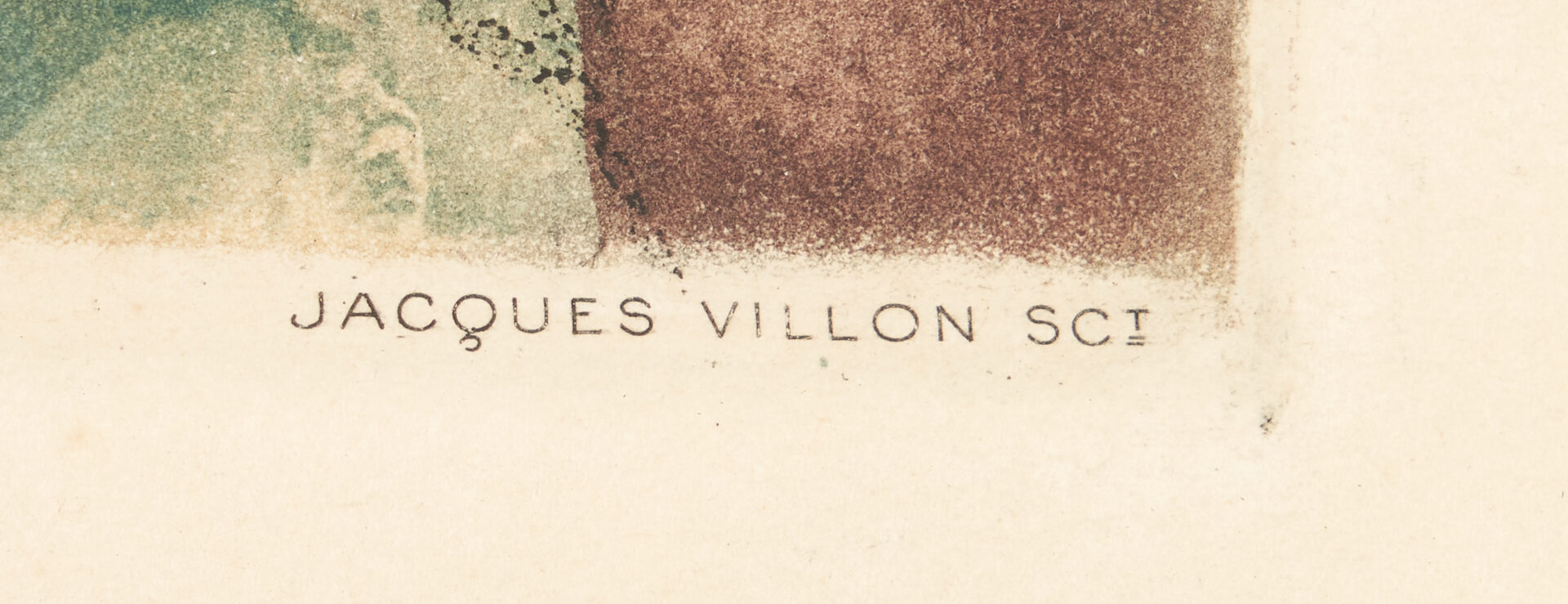 Lot 698: 2 Jacques Villon Aquatint Etchings, after Picasso & Modigliani
