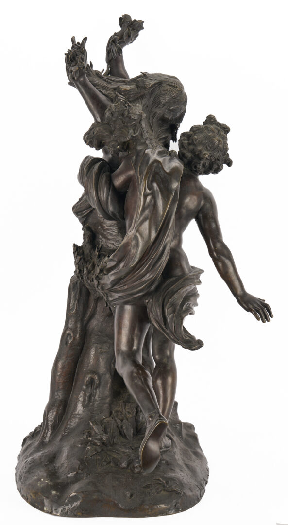Lot 706: Large Bronze Sculpture Apollo & Daphne, After Bernini