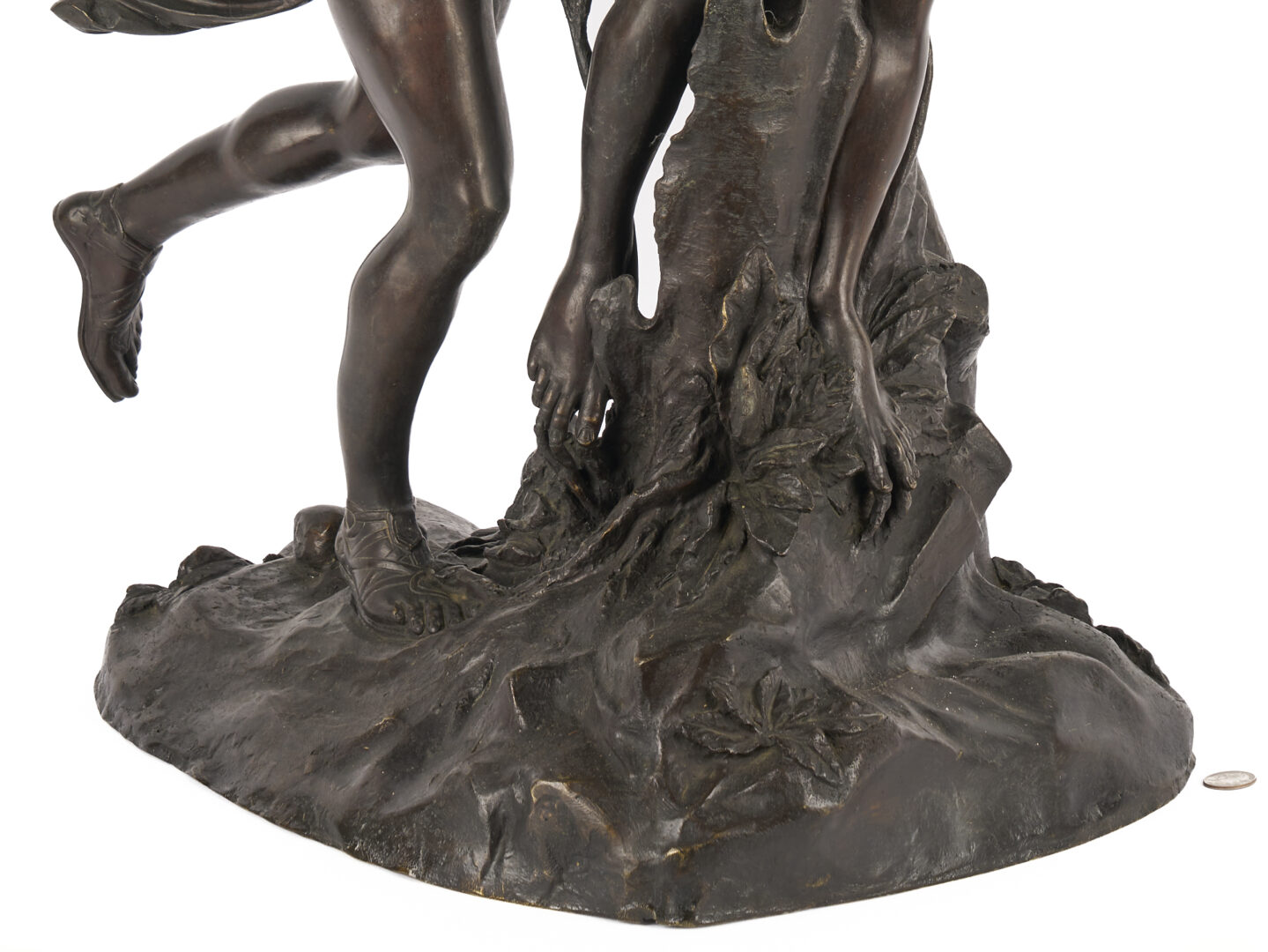 Lot 706: Large Bronze Sculpture Apollo & Daphne, After Bernini