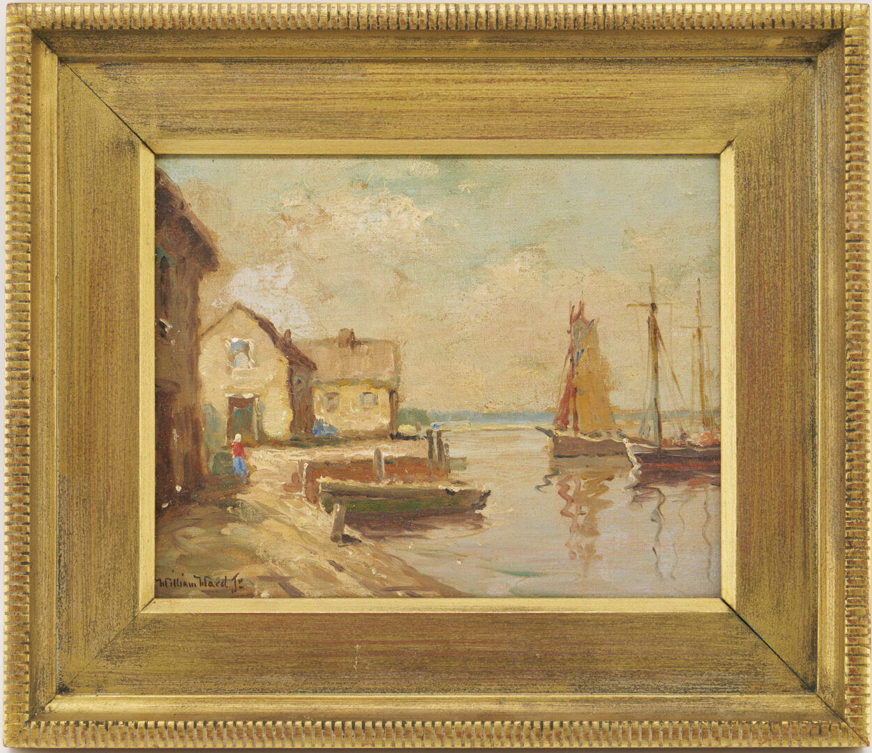 Lot 736: Two New England Maritime Paintings, Cappy Amundsen & Arthur Laws