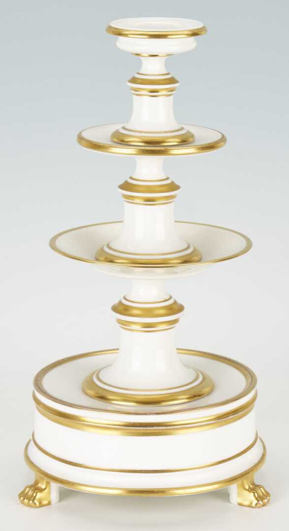 Lot 749: French Schoelcher et Fils Four-Tiered Cake Stand