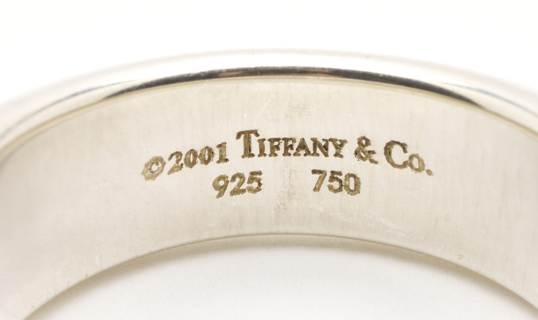 Lot 781: Tiffany & Co. Sterling, 18K, & Gemstone Ring & Earrings