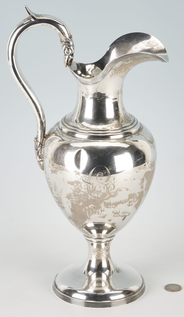 Lot 788: Schofield Sterling Silver Water Pitcher
