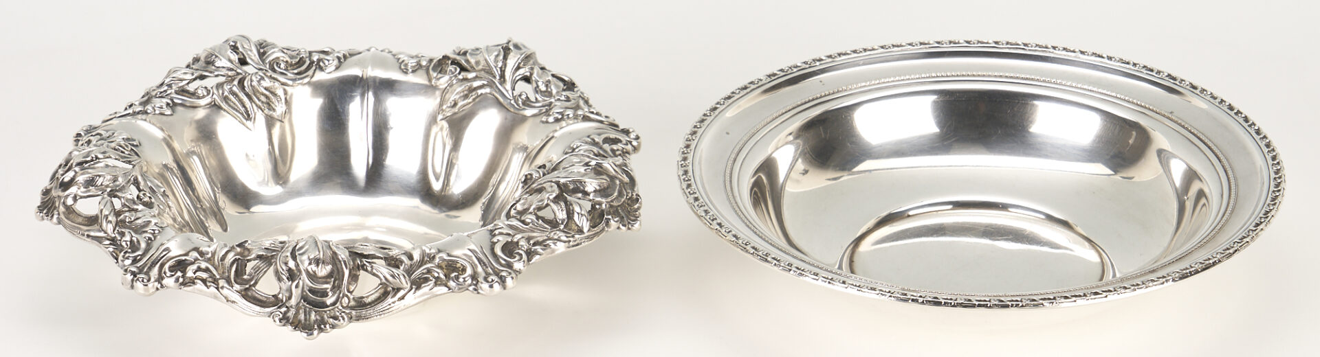 Lot 798: Two Sterling Silver Serving Bowls incl. Simons Bros.