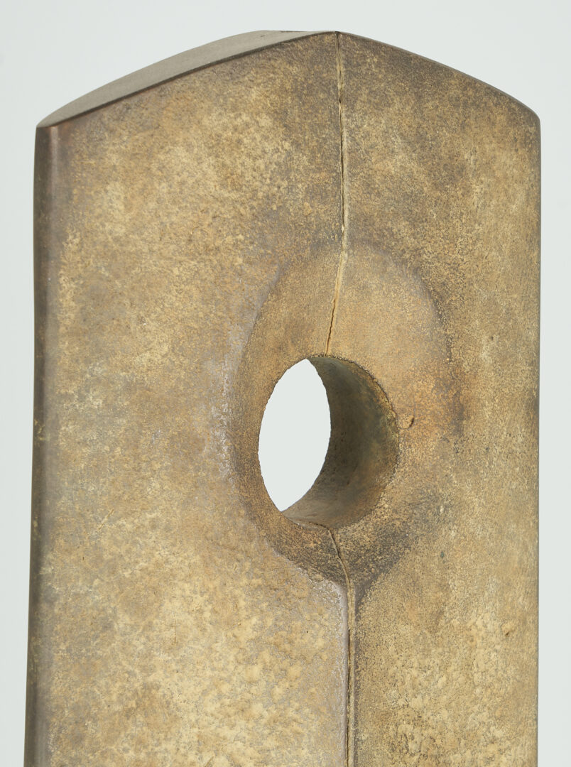 Lot 807: Jim Martin Abstract Bronze and Stone Sculpture