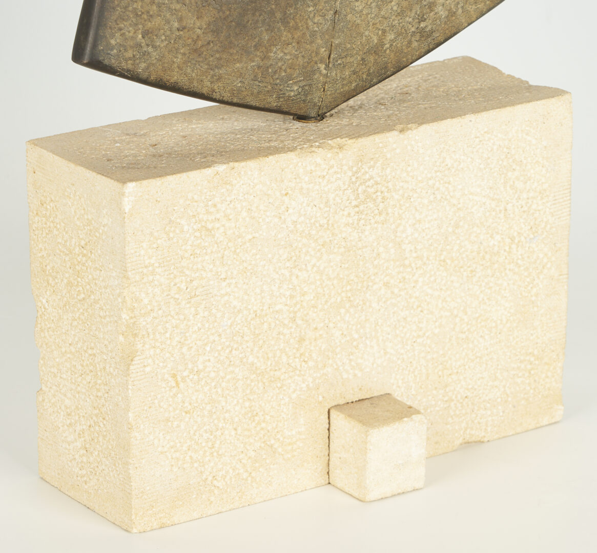 Lot 807: Jim Martin Abstract Bronze and Stone Sculpture