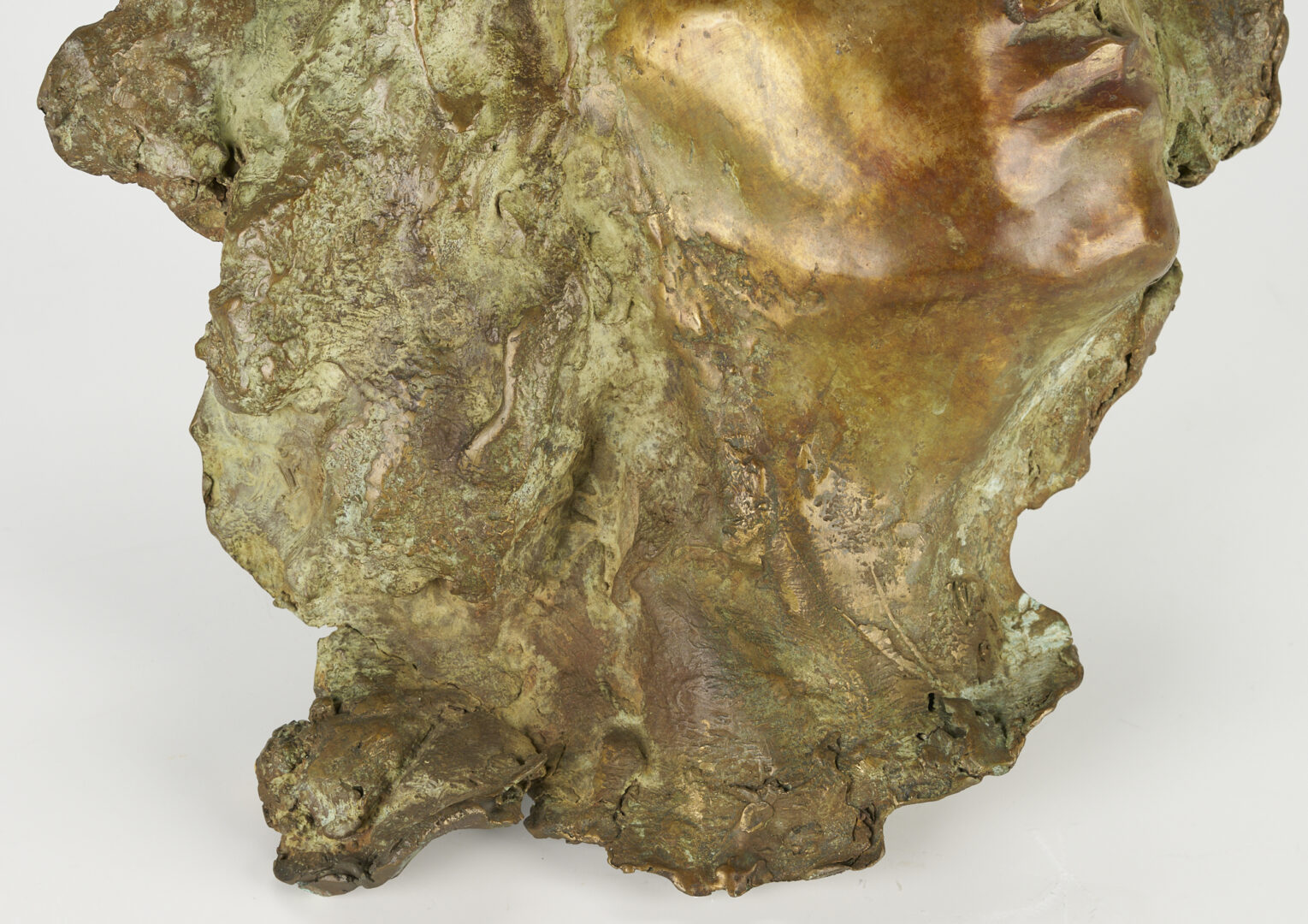 Lot 808: Romolo del Deo Bronze Sculpture Mask