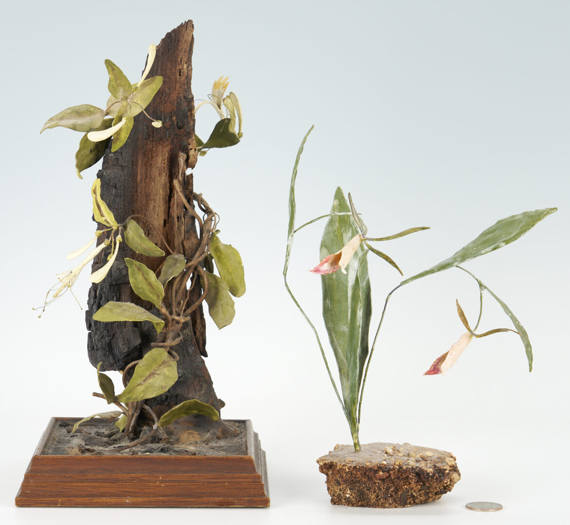 Lot 811: 2 Naturalistic Sculptures by Joseph Bonhage